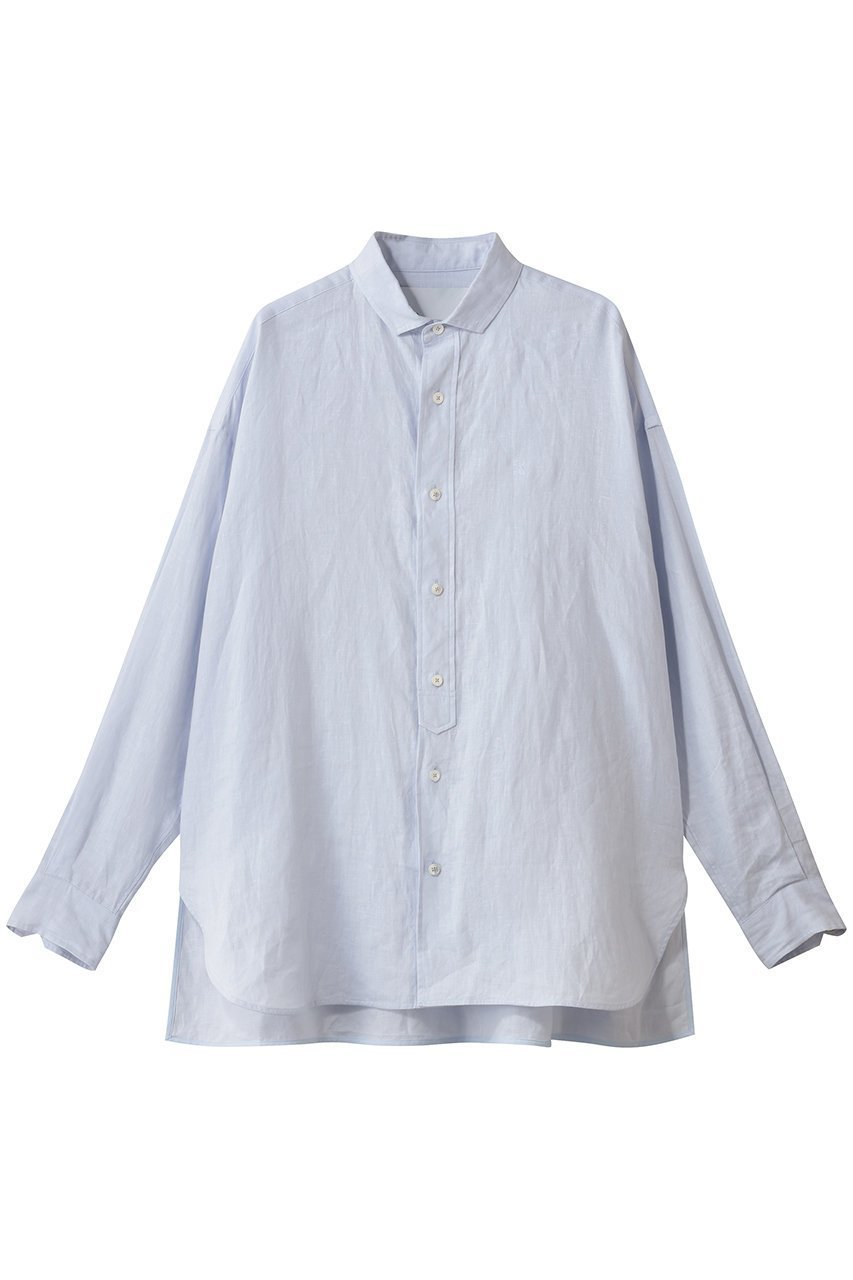 【ティッカ/TICCA】の【UNISEX】リネンスクエアビッグシャツ インテリア・キッズ・メンズ・レディースファッション・服の通販 founy(ファニー) ファッション Fashion レディースファッション Fashion for Women トップス・カットソー Cut & Sew Tops シャツ・ブラウス・オフィスカジュアル Elegant Blouses & Button-Ups ユニセックス Unisex, Genderless スリーブ Sleeve, Long Sleeve / Short Sleeve バランス Balance, Style Balance ビッグ Big, Oversized リネン Linen, Linen Fabric リラックス Relax, Relaxed Fit ロング Long, Long-Length 羽織 Haori, Light Jacket サックス|ID: prp329100004902272 ipo3291000000036686617