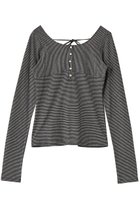 【メゾンスペシャル/MAISON SPECIAL】の2WAY Tops/2WAYトップス 人気、トレンドファッション・服の通販 founy(ファニー) ファッション Fashion レディースファッション Fashion for Women トップス・カットソー Cut & Sew Tops シャツ・ブラウス・オフィスカジュアル Elegant Blouses & Button-Ups ロングTシャツ・Tシャツ Longline T-Shirts & Tees カットソー・ベーシックTシャツ Cut-and-Sewn Tops / Stretch Tees & Basics スリーブ Sleeve, Long Sleeve / Short Sleeve フェミニン Feminine, Girly リボン Ribbon, Bow ロング Long, Long-Length thumbnail C.GRY(チャコールグレー)|ID: prp329100004902277 ipo3291000000036686688