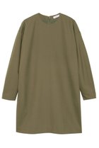 【マディソンブルー/MADISONBLUE】のCREW NECK L/S DRESS W/M クルーネックドレス 人気、トレンドファッション・服の通販 founy(ファニー) ファッション Fashion レディースファッション Fashion for Women ワンピース Dresses フォーマル・パーティードレス・結婚式用ドレス Elegant & Casual Dresses チュニック Tunic Tops & Dresses なめらか Smooth, Silky Texture シンプル Simple, Minimal チュニック Tunic, Long Top ドレス Dress, One-Piece ポケット Pocket, Pocket Detail 夏 Summer thumbnail カーキ|ID: prp329100004902279 ipo3291000000036686722