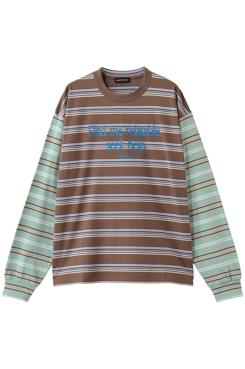 【メゾンスペシャル/MAISON SPECIAL】のFind Me Long T-Shirt/Find meロンTEE インテリア・キッズ・メンズ・レディースファッション・服の通販 founy(ファニー) ファッション Fashion レディースファッション Fashion for Women トップス・カットソー Cut & Sew Tops シャツ・ブラウス・オフィスカジュアル Elegant Blouses & Button-Ups ロングTシャツ・Tシャツ Longline T-Shirts & Tees カットソー・ベーシックTシャツ Cut-and-Sewn Tops / Stretch Tees & Basics グラフィック Graphic, Graphic Design シアー Sheer, See-Through スリーブ Sleeve, Long Sleeve / Short Sleeve チュール Tulip, Tulip Motif デニム Denim, Jeans Material フェミニン Feminine, Girly フロント Front, Front Design ボトム Bottoms, Lower Wear ロング Long, Long-Length 春 Spring MLT1(マルチカラー)|ID: prp329100004902283 ipo3291000000036686763