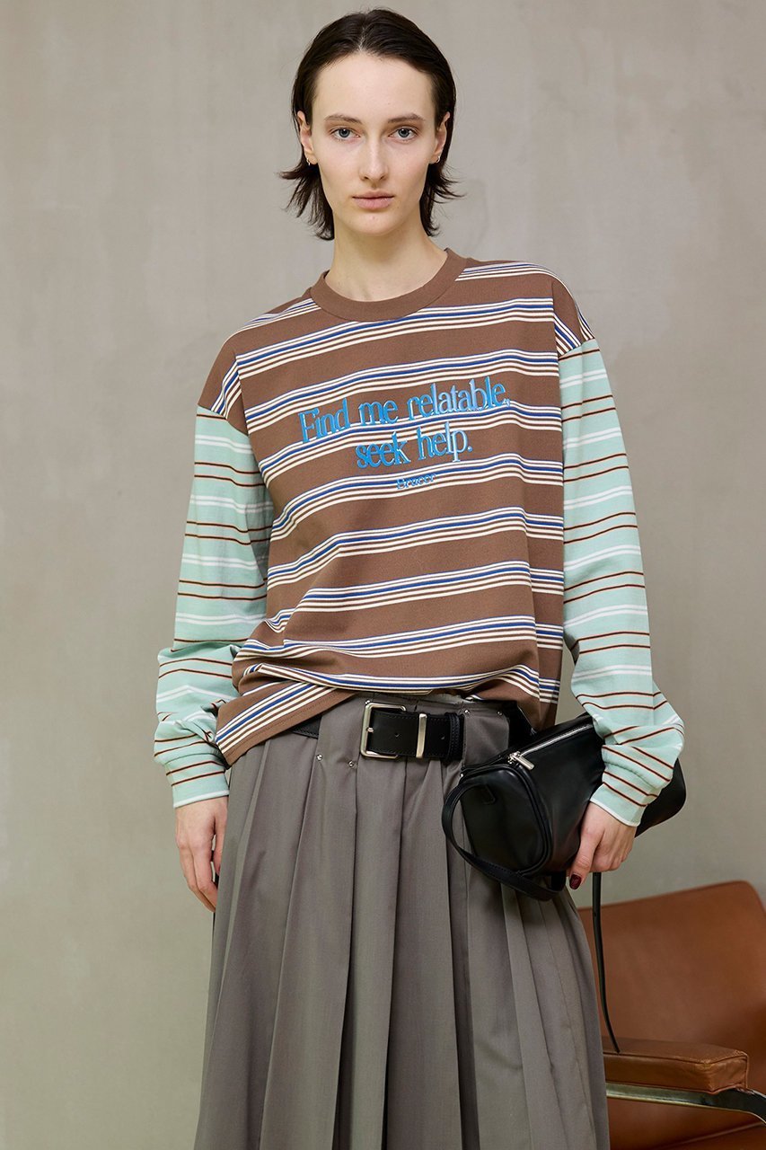 【メゾンスペシャル/MAISON SPECIAL】のFind Me Long T-Shirt/Find meロンTEE 人気、トレンドファッション・服の通販 founy(ファニー) ファッション Fashion レディースファッション Fashion for Women トップス・カットソー Cut & Sew Tops シャツ・ブラウス・オフィスカジュアル Elegant Blouses & Button-Ups ロングTシャツ・Tシャツ Longline T-Shirts & Tees カットソー・ベーシックTシャツ Cut-and-Sewn Tops / Stretch Tees & Basics グラフィック Graphic, Graphic Design シアー Sheer, See-Through スリーブ Sleeve, Long Sleeve / Short Sleeve チュール Tulip, Tulip Motif デニム Denim, Jeans Material フェミニン Feminine, Girly フロント Front, Front Design ボトム Bottoms, Lower Wear ロング Long, Long-Length 春 Spring other-6|ID: prp329100004902283 ipo3291000000036686768