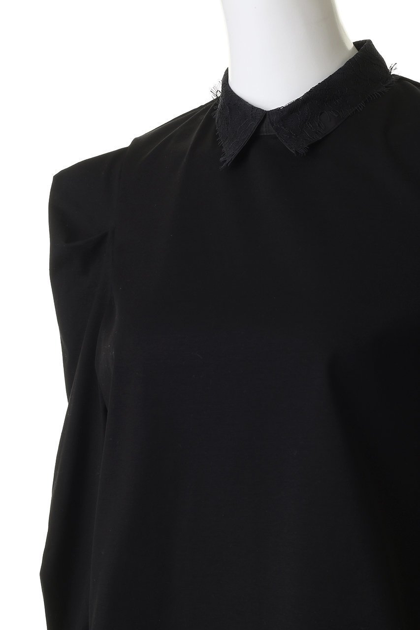 【サードマガジン/THIRD MAGAZINE】の襟レースカットソー 人気、トレンドファッション・服の通販 founy(ファニー) 　ファッション　Fashion　レディースファッション　Fashion for Women　トップス・カットソー　Cut & Sew Tops　シャツ・ブラウス・オフィスカジュアル　Elegant Blouses & Button-Ups　ロングTシャツ・Tシャツ　Longline T-Shirts & Tees　カットソー・ベーシックTシャツ　Cut-and-Sewn Tops / Stretch Tees & Basics　カットソー　Cut and Sewn Top　カフス　Cuff Design　ジャケット　Jacket, Outerwear　スリーブ　Sleeve, Long Sleeve / Short Sleeve　デニム　Denim, Jeans Material　レース　Lace, Lace Fabric　ロング　Long, Long-Length　エレガント 上品　Elegant　other-5|ID: prp329100004902287 ipo3291000000036686814