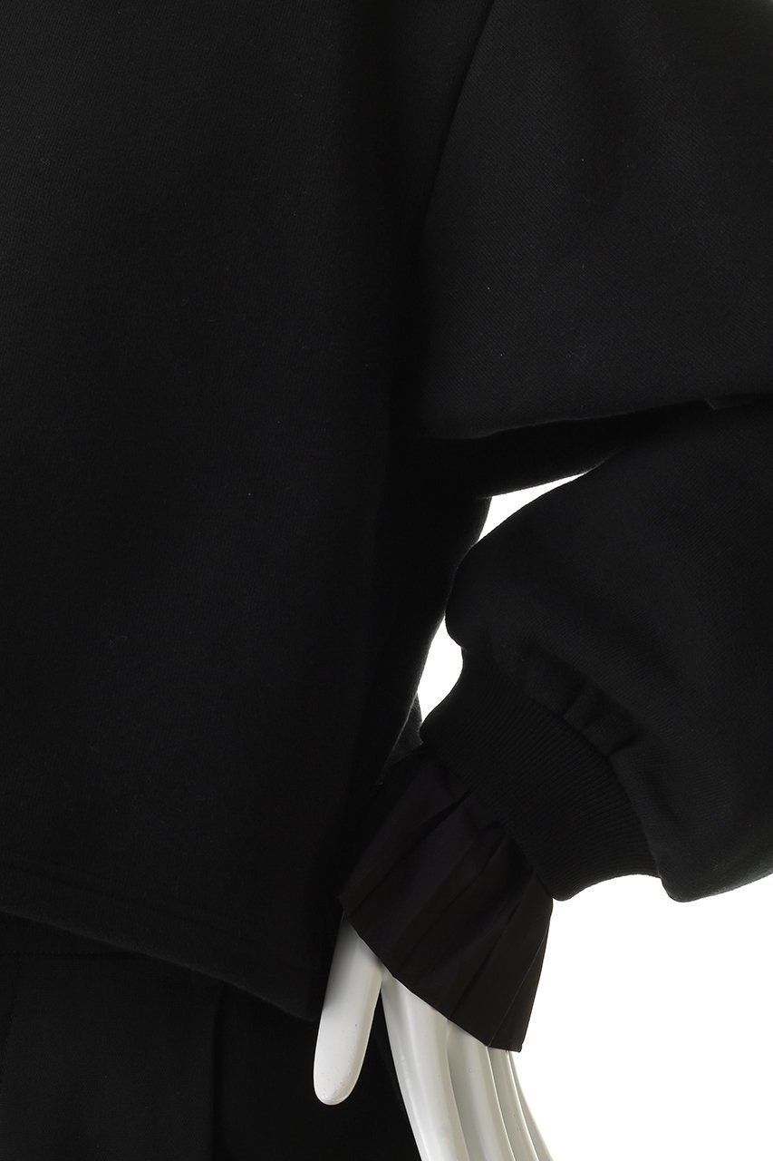 【サードマガジン/THIRD MAGAZINE】のプリーツスリーブVネックスウェット 人気、トレンドファッション・服の通販 founy(ファニー) 　ファッション　Fashion　レディースファッション　Fashion for Women　トップス・カットソー　Cut & Sew Tops　シャツ・ブラウス・オフィスカジュアル　Elegant Blouses & Button-Ups　レディースパーカー・カジュアルフーディー　Casual Hoodies & Sweatshirts　ロングTシャツ・Tシャツ　Longline T-Shirts & Tees　スウェット・クルーネックトップス　Sweatshirts & Crewnecks / Relaxed Fit Sweat Tops　カットソー・ベーシックTシャツ　Cut-and-Sewn Tops / Stretch Tees & Basics　Vネックトップス　V-Neck Tops / V-Cut Neckline Shirts　ショート　Short, Short Length　スウェット / スエット　Sweatshirt, Sweatwear　スリーブ　Sleeve, Long Sleeve / Short Sleeve　プリーツ　Pleats, Pleated　ボトム　Bottoms, Lower Wear　other-5|ID: prp329100004902288 ipo3291000000036686828