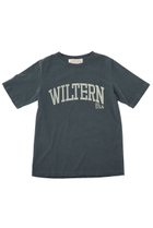 【ザ ストア バイ シー/THE STORE by C】の【REMI RELIEF】【別注】【WEB限定】WILTERNロゴTシャツ 人気、トレンドファッション・服の通販 founy(ファニー) ファッション Fashion レディースファッション Fashion for Women トップス・カットソー Cut & Sew Tops シャツ・ブラウス・オフィスカジュアル Elegant Blouses & Button-Ups ロングTシャツ・Tシャツ Longline T-Shirts & Tees カットソー・ベーシックTシャツ Cut-and-Sewn Tops / Stretch Tees & Basics カットソー Cut and Sewn Top ショート Short, Short Length スリーブ Sleeve, Long Sleeve / Short Sleeve ダメージ Distressed, Destroyed ベーシック Basic, Essential 別注 Limited Edition, Custom Order 半袖 Short Sleeve, Half Sleeve thumbnail スミクロ|ID: prp329100004902298 ipo3291000000036686925