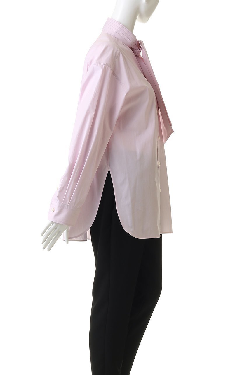 【デパリエ/DEPAREILLE】のピンストライプボウシャツ 人気、トレンドファッション・服の通販 founy(ファニー) 　ファッション　Fashion　レディースファッション　Fashion for Women　トップス・カットソー　Cut & Sew Tops　シャツ・ブラウス・オフィスカジュアル　Elegant Blouses & Button-Ups　オケージョン　Occasion Wear　ジャケット　Jacket, Outerwear　スリット　Slit, Slit Detail　スリーブ　Sleeve, Long Sleeve / Short Sleeve　ロング　Long, Long-Length　エレガント 上品　Elegant　ビジネス 仕事 通勤　Business / Work / Commuting　other-3|ID: prp329100004902301 ipo3291000000036686957