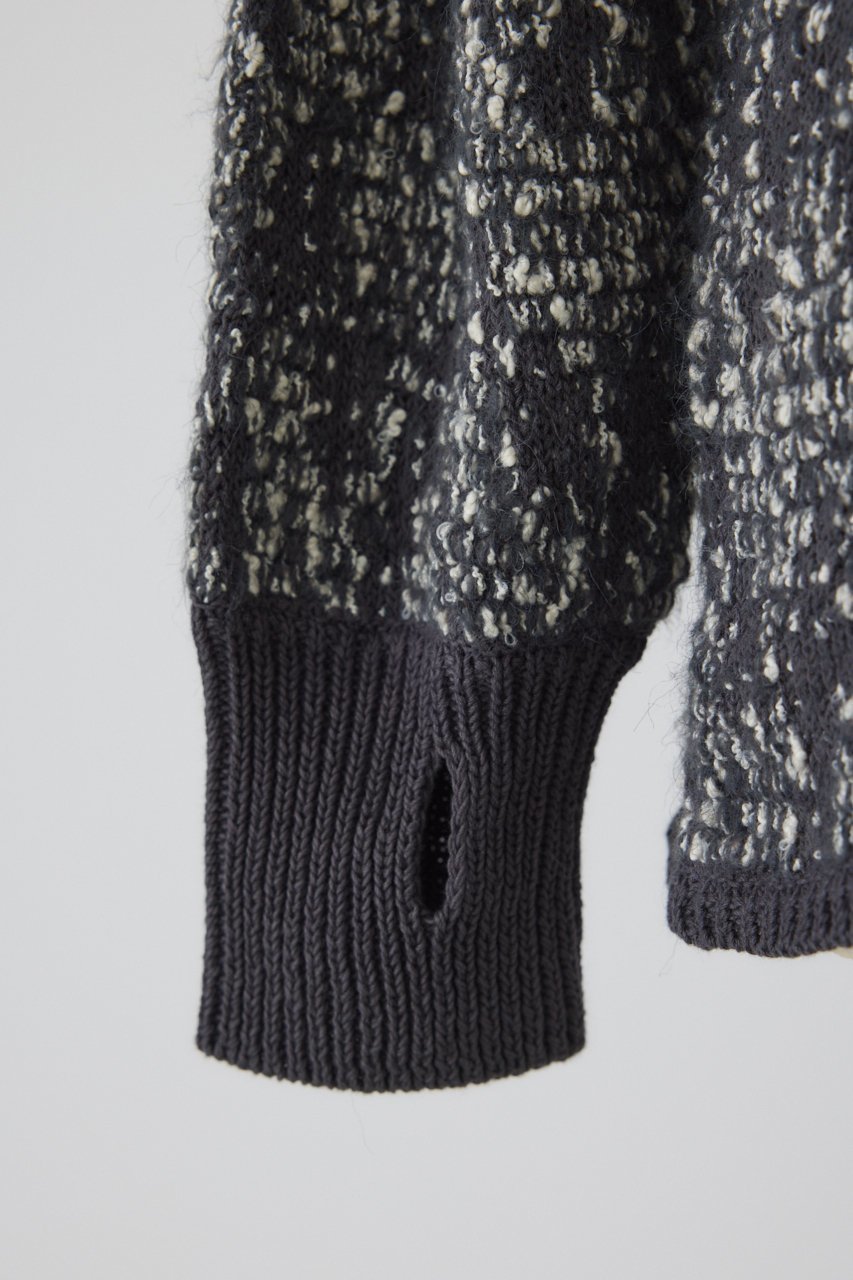 【リムアーク/RIM.ARK】のWaist switching knit tops/ニット 人気、トレンドファッション・服の通販 founy(ファニー) 　ファッション　Fashion　レディースファッション　Fashion for Women　トップス・カットソー　Cut & Sew Tops　ニット　Knit Tops & Sweaters　カジュアルプルオーバー・ニットトップス　Pullovers & Knit Tops / Casual Pullovers　ジャカード／ジャガード　Jacquard, Woven Pattern　フロント　Front, Front Design　other-8|ID: prp329100004902315 ipo3291000000036687104