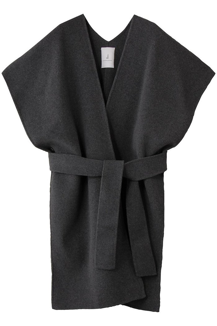 【ジェイドット/j.】のウールリバーストール風ジレコート インテリア・キッズ・メンズ・レディースファッション・服の通販 founy(ファニー) https://founy.com/ ファッション Fashion レディースファッション Fashion for Women アウター Coat / Outerwear Collection コート・ロングコート・ピーコート Long Coats, Peacoats & More ショート Short, Short Length ミドル Middle Length, Mid Height |ID: prp329100004902318 ipo3291000000036687125