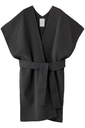 【ジェイドット/j.】のウールリバーストール風ジレコート 人気、トレンドファッション・服の通販 founy(ファニー) ファッション Fashion レディースファッション Fashion for Women アウター Coat / Outerwear Collection コート・ロングコート・ピーコート Long Coats, Peacoats & More ショート Short, Short Length ミドル Middle Length, Mid Height |ID:prp329100004902318