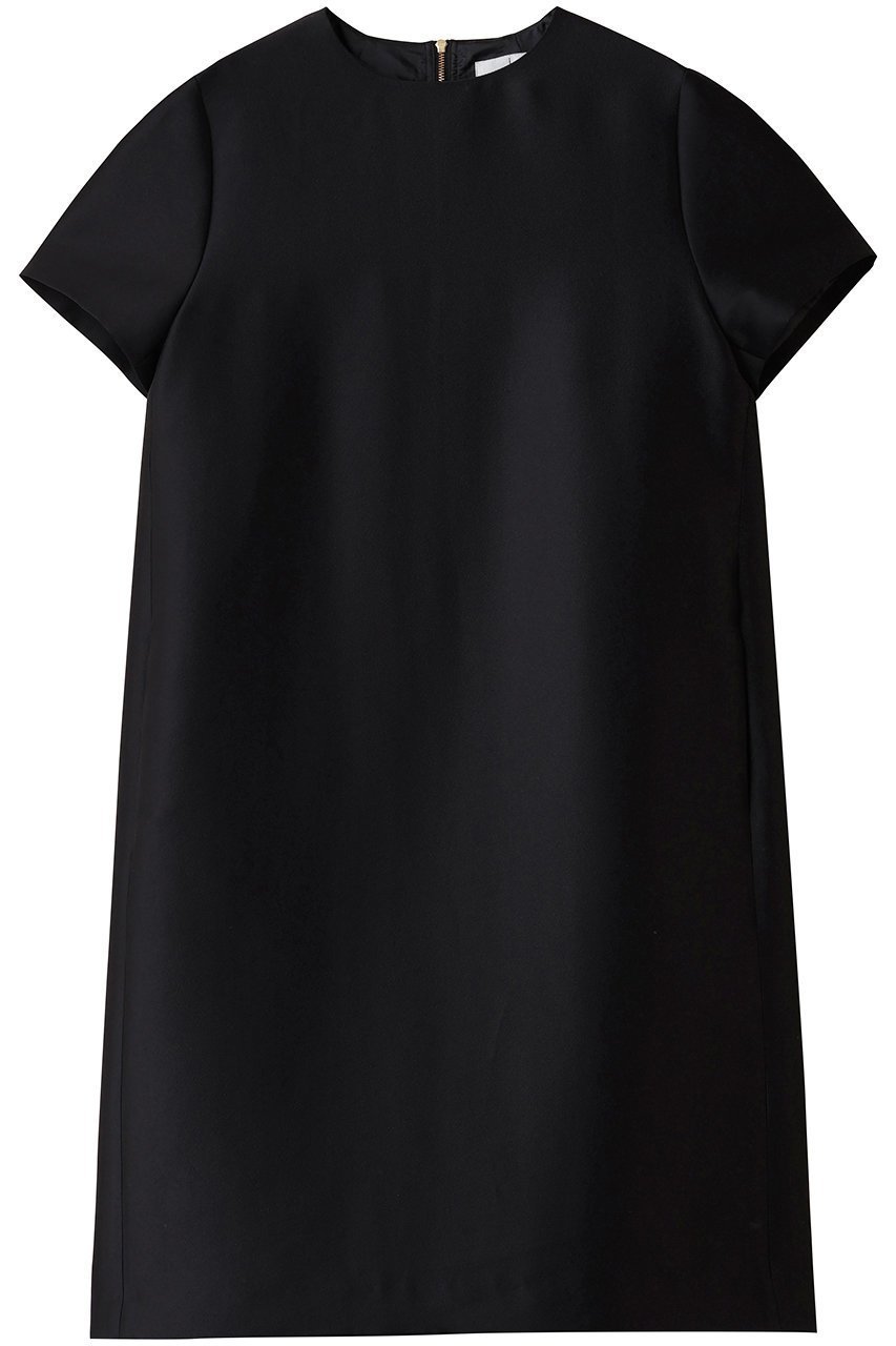 【ジェイドット/j.】のオクタダブルクロスミニドレス インテリア・キッズ・メンズ・レディースファッション・服の通販 founy(ファニー) 　ファッション　Fashion　レディースファッション　Fashion for Women　ワンピース　Dresses　フォーマル・パーティードレス・結婚式用ドレス　Elegant & Casual Dresses　チュニック　Tunic Tops & Dresses　ギャザー　Gathered, Ruffled　チュニック　Tunic, Long Top　ドレス　Dress, One-Piece　フォルム　Silhouette, Form　ブラック|ID: prp329100004902340 ipo3291000000036687338