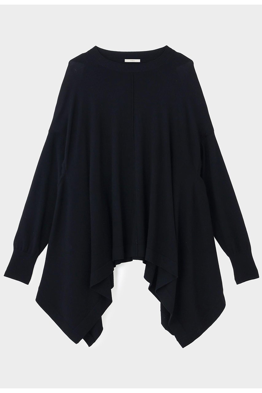 【ル フィル/LE PHIL】のウールハイゲージケープニット 人気、トレンドファッション・服の通販 founy(ファニー) 　ファッション　Fashion　レディースファッション　Fashion for Women　トップス・カットソー　Cut & Sew Tops　ニット　Knit Tops & Sweaters　カジュアルプルオーバー・ニットトップス　Pullovers & Knit Tops / Casual Pullovers　ショルダー　Shoulder, Shoulder Strap　シンプル　Simple, Minimal　スタンダード　Standard, Basic　ドレープ　Drape, Draping Fabric　ドロップ　Drop Shoulder, Dropped Style　パターン　Pattern, Design Print　リラックス　Relax, Relaxed Fit　 other-1|ID: prp329100004902345 ipo3291000000036687379