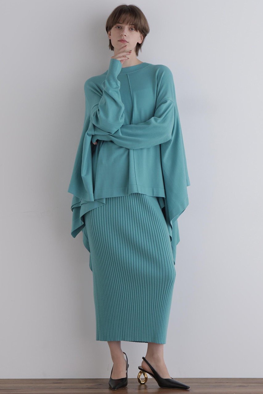 【ル フィル/LE PHIL】のウールハイゲージケープニット 人気、トレンドファッション・服の通販 founy(ファニー) 　ファッション　Fashion　レディースファッション　Fashion for Women　トップス・カットソー　Cut & Sew Tops　ニット　Knit Tops & Sweaters　カジュアルプルオーバー・ニットトップス　Pullovers & Knit Tops / Casual Pullovers　ショルダー　Shoulder, Shoulder Strap　シンプル　Simple, Minimal　スタンダード　Standard, Basic　ドレープ　Drape, Draping Fabric　ドロップ　Drop Shoulder, Dropped Style　パターン　Pattern, Design Print　リラックス　Relax, Relaxed Fit　other-3|ID: prp329100004902345 ipo3291000000036687389