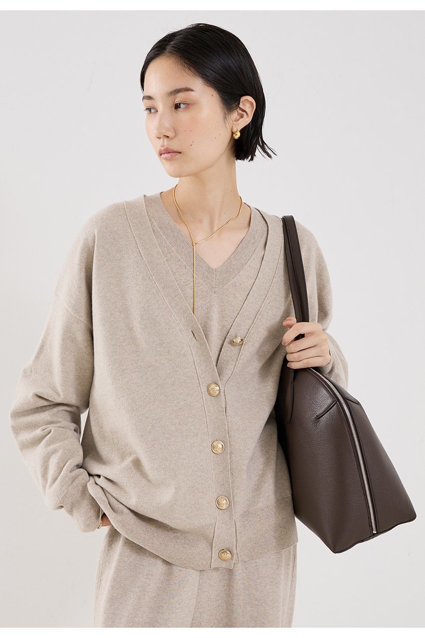 【ザ ストア バイ シー/THE STORE by C】の【COCUCA】オーバーサイズカーディガン 人気、トレンドファッション・服の通販 founy(ファニー) ファッション Fashion レディースファッション Fashion for Women トップス・カットソー Cut & Sew Tops ニット Knit Tops & Sweaters カーディガン・羽織り Layered Style Cardigans おすすめ Recommended / Our Picks なめらか Smooth, Silky Texture カーディガン Cardigan, Knitwear セットアップ Set-Up, Coordinated Outfit ベビー Baby, Babywear ラグジュアリー Luxury, Elegant リラックス Relax, Relaxed Fit other-2|ID: prp329100004902357 ipo3291000000036687501