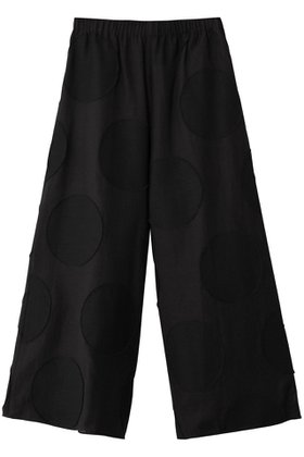 【プレインピープル/PLAIN PEOPLE】 ビッグドットワイドクロップドパンツ人気、トレンドファッション・服の通販 founy(ファニー) ファッション Fashion レディースファッション Fashion for Women パンツ Pants & Trousers コンパクト Compact, Small Size ドット Polka Dot, Dot Pattern バランス Balance, Style Balance フレア Flare, Flared モダン Modern, Contemporary ワイド Wide, Wide Fit |ID:prp329100004902363