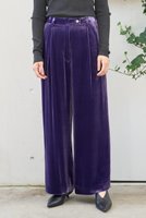 【デザイン ワークス/DESIGN WORKS】の【BEAUVET】シルク混ベロアパンツ 人気、トレンドファッション・服の通販 founy(ファニー) ファッション Fashion レディースファッション Fashion for Women パンツ Pants & Trousers シルク Silk, 100% Silk シンプル Simple, Minimal ジャケット Jacket, Outerwear フランス France, French ブレード Braid, Decorative Trim ベロア Velour, Soft Velvet リュクス Luxury, Elegant, High-End, Chic リラックス Relax, Relaxed Fit |ID:prp329100004902373