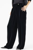 【デザイン ワークス/DESIGN WORKS】の【BEAUVET】シルク混ベロアパンツ 人気、トレンドファッション・服の通販 founy(ファニー) ファッション Fashion レディースファッション Fashion for Women パンツ Pants & Trousers シルク Silk, 100% Silk シンプル Simple, Minimal ジャケット Jacket, Outerwear フランス France, French ブレード Braid, Decorative Trim ベロア Velour, Soft Velvet リュクス Luxury, Elegant, High-End, Chic リラックス Relax, Relaxed Fit thumbnail ブラック|ID: prp329100004902373 ipo3291000000036687636