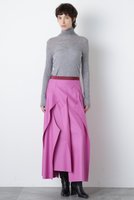 【ヒューエルミュージアム/hueLe Museum】の【STUMBLY】Jersey Melton Skirt 人気、トレンドファッション・服の通販 founy(ファニー) ファッション Fashion レディースファッション Fashion for Women スカート Skirts ロングスカート Long Skirts / Maxi & Midi Skirts カットオフ Cut-Off Design メルトン Melton, Heavy Wool ランダム Random, Irregular ロング Long, Long-Length 切替 Switching, Contrast Panel 別注 Limited Edition, Custom Order |ID:prp329100004902390