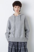 【ヒューエルミュージアム/hueLe Museum】の【hLM】パイルニットフーディー 人気、トレンドファッション・服の通販 founy(ファニー) ファッション Fashion レディースファッション Fashion for Women トップス・カットソー Cut & Sew Tops ニット Knit Tops & Sweaters カジュアルプルオーバー・ニットトップス Pullovers & Knit Tops / Casual Pullovers シンプル Simple, Minimal エレガント 上品 Elegant |ID:prp329100004902391