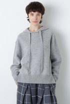 【ヒューエルミュージアム/hueLe Museum】の【hLM】パイルニットフーディー 人気、トレンドファッション・服の通販 founy(ファニー) ファッション Fashion レディースファッション Fashion for Women トップス・カットソー Cut & Sew Tops ニット Knit Tops & Sweaters カジュアルプルオーバー・ニットトップス Pullovers & Knit Tops / Casual Pullovers シンプル Simple, Minimal エレガント 上品 Elegant thumbnail グレー|ID: prp329100004902391 ipo3291000000036687851