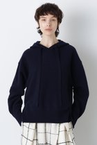 【ヒューエルミュージアム/hueLe Museum】の【hLM】パイルニットフーディー 人気、トレンドファッション・服の通販 founy(ファニー) ファッション Fashion レディースファッション Fashion for Women トップス・カットソー Cut & Sew Tops ニット Knit Tops & Sweaters カジュアルプルオーバー・ニットトップス Pullovers & Knit Tops / Casual Pullovers シンプル Simple, Minimal エレガント 上品 Elegant thumbnail ネイビー|ID: prp329100004902391 ipo3291000000036687853