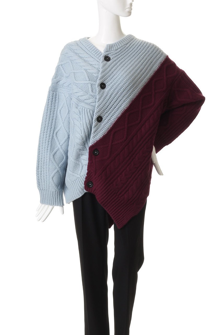 【スタニングルアー/STUNNING LURE】のDAWEI【別注】トップス 人気、トレンドファッション・服の通販 founy(ファニー) 　ファッション　Fashion　レディースファッション　Fashion for Women　トップス・カットソー　Cut & Sew Tops　ニット　Knit Tops & Sweaters　カジュアルプルオーバー・ニットトップス　Pullovers & Knit Tops / Casual Pullovers　アシンメトリー　Asymmetrical Style　シンプル　Simple, Minimal　別注　Limited Edition, Custom Order　other-2|ID: prp329100004902395 ipo3291000000036687894