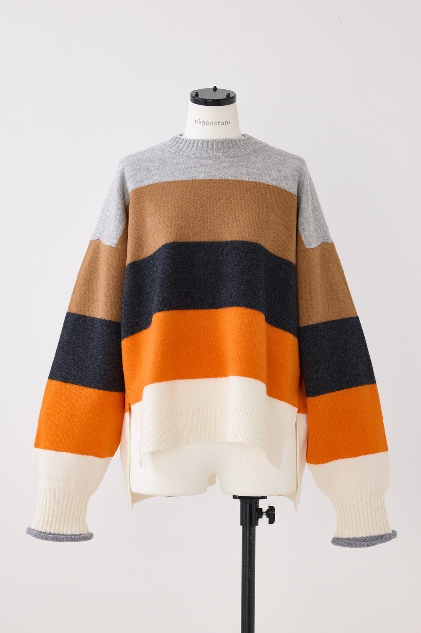 【ナゴンスタンス/nagonstans】のBOX P.O/プルオーバー インテリア・キッズ・メンズ・レディースファッション・服の通販 founy(ファニー) 　ファッション　Fashion　レディースファッション　Fashion for Women　トップス・カットソー　Cut & Sew Tops　ニット　Knit Tops & Sweaters　カジュアルプルオーバー・ニットトップス　Pullovers & Knit Tops / Casual Pullovers　スリット　Slit, Slit Detail　バランス　Balance, Style Balance　ボックス　Boxy, Box Shape　Wolf|ID: prp329100004902401 ipo3291000000036687940