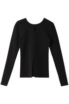 【クラネ/CLANE】のW FACE HOLE KNIT TOPS/トップス BLACK|ID: prp329100004902413 ipo3291000000036688138
