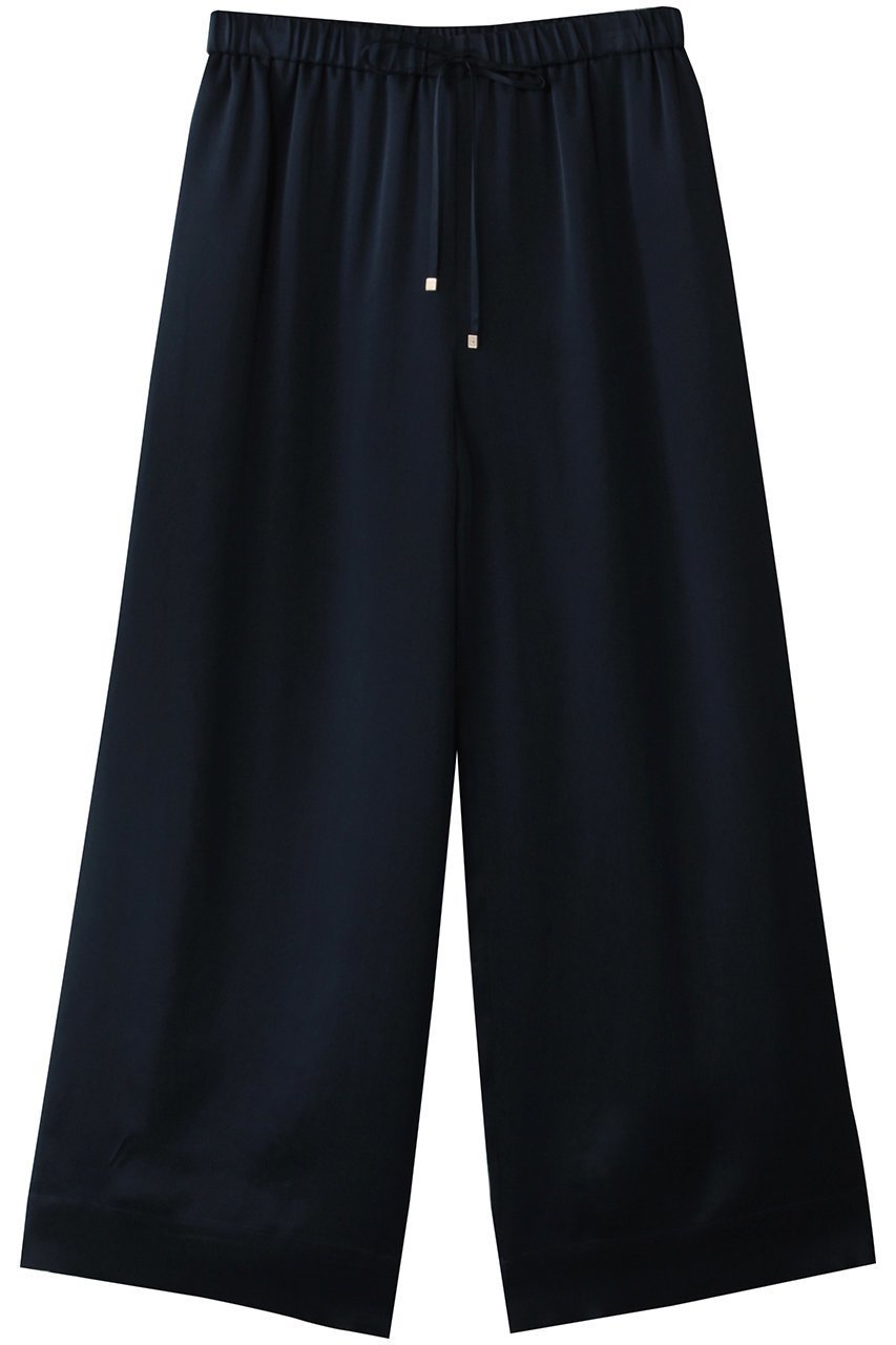 【エブール/ebure】の【Living】ウォッシャブルシルク ストレートイージーパンツ インテリア・キッズ・メンズ・レディースファッション・服の通販 founy(ファニー) ファッション Fashion レディースファッション Fashion for Women パンツ Pants & Trousers シルク Silk, 100% Silk ストレート Straight, Straight Cut セットアップ Set-Up, Coordinated Outfit トレンド Trend, Trending Now パッチ Patch, Appliqué ポケット Pocket, Pocket Detail エレガント 上品 Elegant 定番 Standard, Basic Item ネイビー|ID: prp329100004902448 ipo3291000000036688566