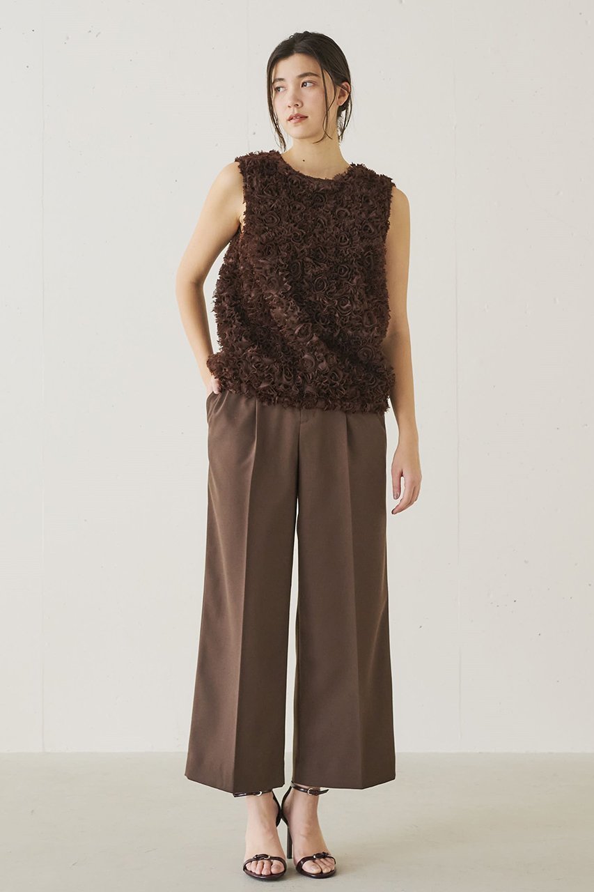 【ジェイドット/j.】の【コラボ】ヴァージンウールワイドパンツ 人気、トレンドファッション・服の通販 founy(ファニー) 　ファッション　Fashion　レディースファッション　Fashion for Women　パンツ　Pants & Trousers　おすすめ　Recommended / Our Picks　コラボ　Collaboration, Collab　ドット　Polka Dot, Dot Pattern　ワイド　Wide, Wide Fit　other-6|ID: prp329100004902453 ipo3291000000036688607