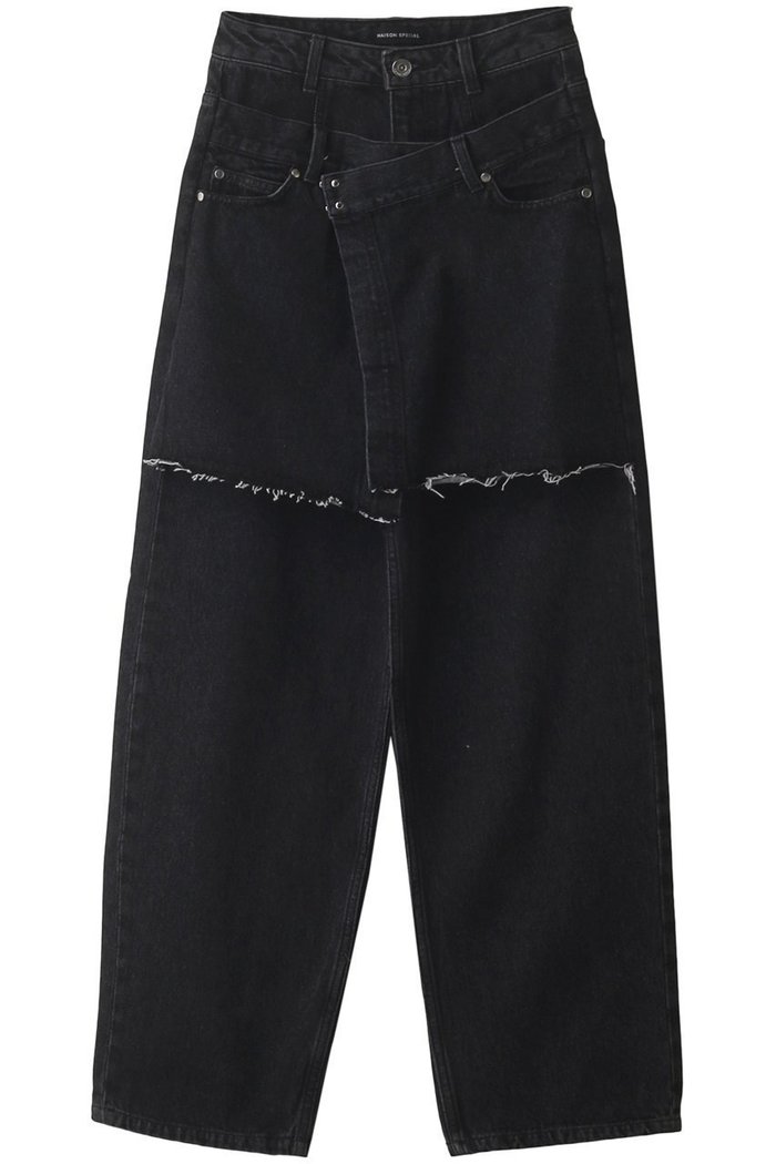 【メゾンスペシャル/MAISON SPECIAL】のマルチウェイラップデニム インテリア・キッズ・メンズ・レディースファッション・服の通販 founy(ファニー) https://founy.com/ ファッション Fashion レディースファッション Fashion for Women パンツ Pants & Trousers デニムパンツ・ジーンズ・美脚デニム Denim Jeans & Pants おすすめ Recommended / Our Picks デニム Denim, Jeans Material |ID: prp329100004902458 ipo3291000000036688641