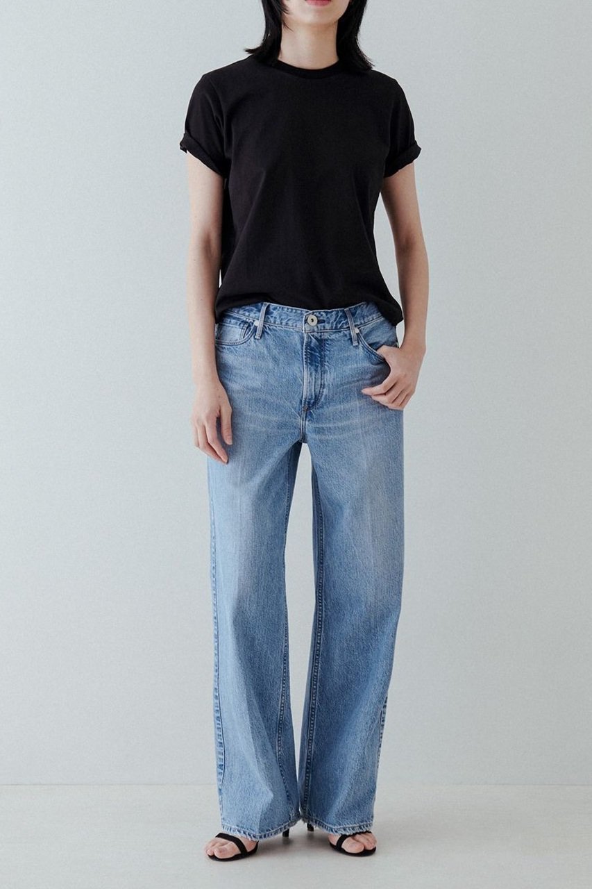 【アッパー ハイツ/upper hights】のTHE NIECE MID-RISE ワイドストレートデニムパンツ 大人の最旬トレンドファッション＆コーディネート founy(ファウニー) 　ファッション　Fashion　レディースファッション　Fashion for Women　パンツ　Pants & Trousers　デニムパンツ・ジーンズ・美脚デニム　Denim Jeans & Pants　ストレート　Straight, Straight Cut　デニム　Denim, Jeans Material　人気　Popular, Best Seller　定番　Standard, Basic Item　other-6|ID: prp329100004902461 ipo3291000000036688692