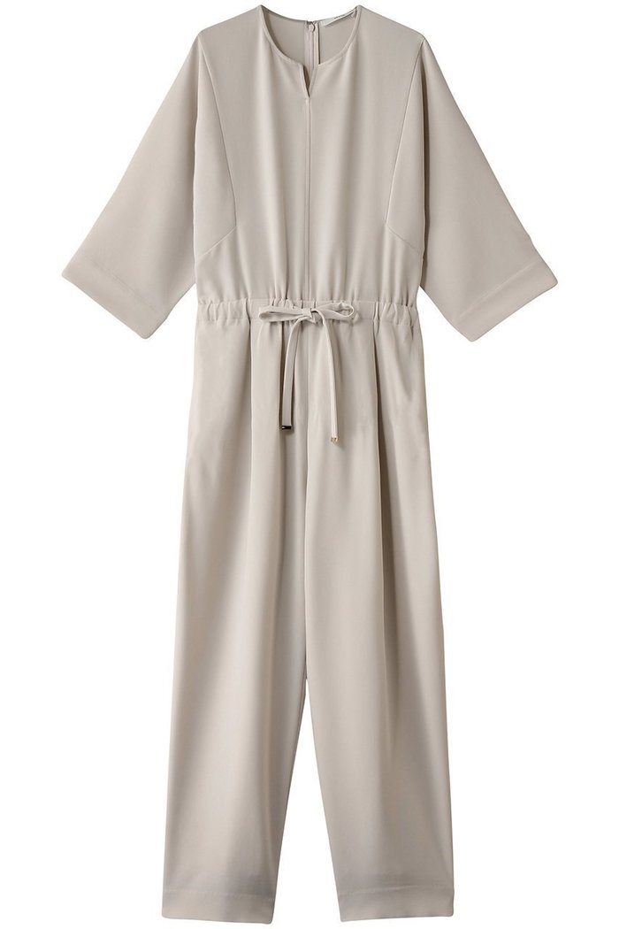 【エブール/ebure】のトリアセダブルクロス ウォッシャブルオールインワン インテリア・キッズ・メンズ・レディースファッション・服の通販 founy(ファニー) https://founy.com/ ファッション Fashion レディースファッション Fashion for Women パンツ Pants & Trousers エアリー Airy Texture カッティング Cutting Detail シンプル Simple, Minimal スピンドル Spindle, Drawcord ダブル Double, Double-Breasted フォルム Silhouette, Form |ID: prp329100004902470 ipo3291000000036688775