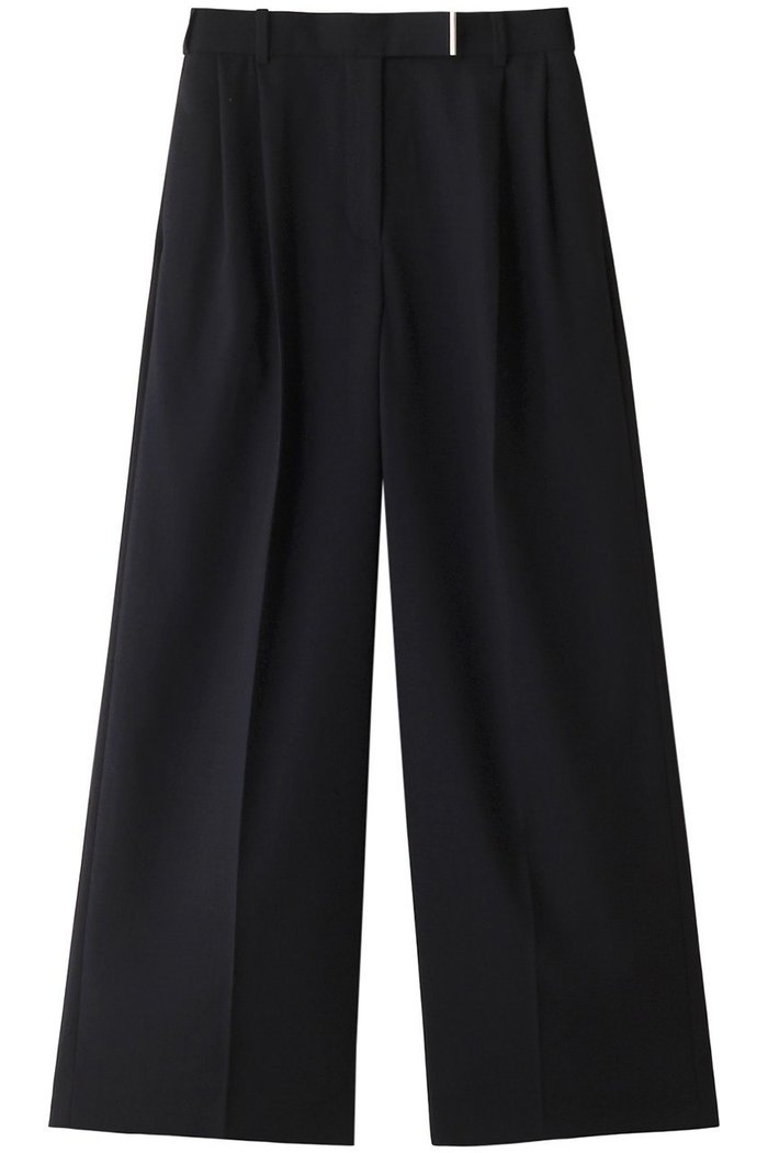 【エブール/ebure】の強撚ツイルクレープ ワイドパンツ インテリア・キッズ・メンズ・レディースファッション・服の通販 founy(ファニー) https://founy.com/ ファッション Fashion レディースファッション Fashion for Women パンツ Pants & Trousers ジャケット Jacket, Outerwear メタル Metal, Metal Parts ワイド Wide, Wide Fit 定番 Standard, Basic Item |ID: prp329100004902475 ipo3291000000036688816