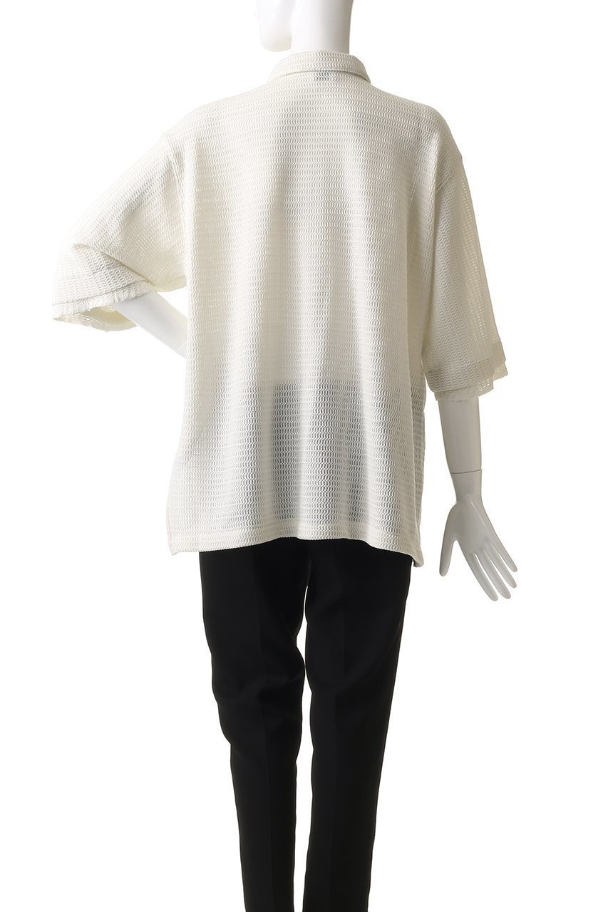 【マノフ/MANOF】のMESH POLO SHIRTS Tシャツ・カットソー 人気、トレンドファッション・服の通販 founy(ファニー) 　ファッション　Fashion　レディースファッション　Fashion for Women　トップス・カットソー　Cut & Sew Tops　シャツ・ブラウス・オフィスカジュアル　Elegant Blouses & Button-Ups　ロングTシャツ・Tシャツ　Longline T-Shirts & Tees　ポロシャツ・きれいめカジュアル　Smart-Casual Polo Tops　カットソー・ベーシックTシャツ　Cut-and-Sewn Tops / Stretch Tees & Basics　おすすめ　Recommended / Our Picks　カットソー　Cut and Sewn Top　ショート　Short, Short Length　スリット　Slit, Slit Detail　スリーブ　Sleeve, Long Sleeve / Short Sleeve　フォルム　Silhouette, Form　メッシュ　Mesh, Net Fabric　ワイド　Wide, Wide Fit　夏　Summer　other-4|ID: prp329100004902495 ipo3291000000036689059