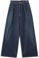 【グラフペーパー/Graphpaper】のSelvage Denim Two Tuck Wide Pants/パンツ 人気、トレンドファッション・服の通販 founy(ファニー) ファッション Fashion レディースファッション Fashion for Women パンツ Pants & Trousers デニムパンツ・ジーンズ・美脚デニム Denim Jeans & Pants デニム Denim, Jeans Material ロング Long, Long-Length ワイド Wide, Wide Fit |ID:prp329100004902503