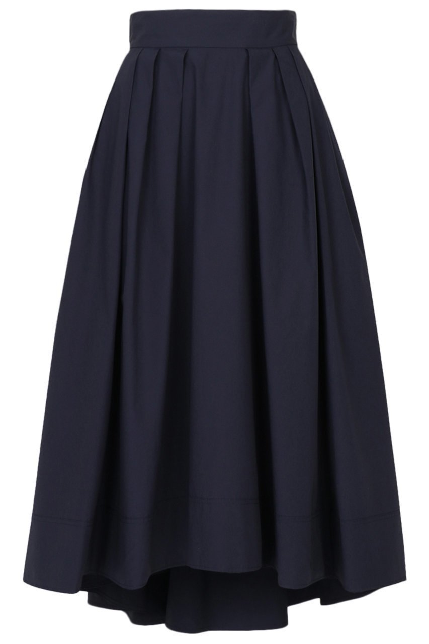 【マディソンブルー/MADISONBLUE】のTUCK VOLUME SKIRT タックボリュームスカート インテリア・キッズ・メンズ・レディースファッション・服の通販 founy(ファニー) 　ファッション　Fashion　レディースファッション　Fashion for Women　スカート　Skirts　ロングスカート　Long Skirts / Maxi & Midi Skirts　スリット　Slit, Slit Detail　セットアップ　Set-Up, Coordinated Outfit　タイプライター　Typewriter Fabric, Crisp Cotton　ロング　Long, Long-Length　ネイビー|ID: prp329100004902505 ipo3291000000036689152