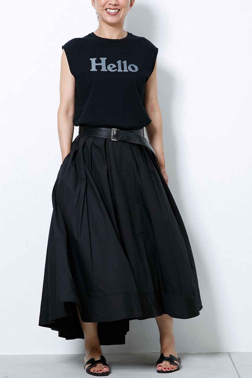 【マディソンブルー/MADISONBLUE】のTUCK VOLUME SKIRT タックボリュームスカート 人気、トレンドファッション・服の通販 founy(ファニー) 　ファッション　Fashion　レディースファッション　Fashion for Women　スカート　Skirts　ロングスカート　Long Skirts / Maxi & Midi Skirts　スリット　Slit, Slit Detail　セットアップ　Set-Up, Coordinated Outfit　タイプライター　Typewriter Fabric, Crisp Cotton　ロング　Long, Long-Length　other-6|ID: prp329100004902505 ipo3291000000036689158