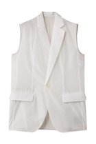 【アンクレイヴ/uncrave】のシアーオーガンジー テーラードジレ オフ|ID: prp329100004902514 ipo3291000000036689228