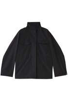 【アンクレイヴ/uncrave】のシアーオーガンジー ミリタリーブルゾン ブラック|ID: prp329100004902515 ipo3291000000036689241