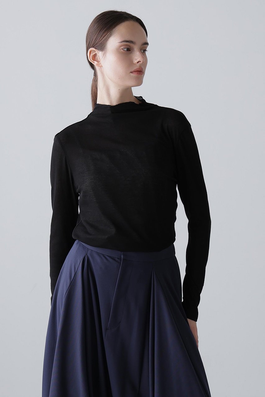 【アドーア/ADORE】のシアーフライストップス 人気、トレンドファッション・服の通販 founy(ファニー) ファッション Fashion レディースファッション Fashion for Women トップス・カットソー Cut & Sew Tops シャツ・ブラウス・オフィスカジュアル Elegant Blouses & Button-Ups ロングTシャツ・Tシャツ Longline T-Shirts & Tees カットソー・ベーシックTシャツ Cut-and-Sewn Tops / Stretch Tees & Basics コンパクト Compact, Small Size ジャケット Jacket, Outerwear スリーブ Sleeve, Long Sleeve / Short Sleeve バランス Balance, Style Balance ロング Long, Long-Length other-2|ID: prp329100004902533 ipo3291000000036689410