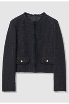 【アナイ/ANAYI】の【Eternal Line 2026】ミックスツイードノーカラー ジャケット 人気、トレンドファッション・服の通販 founy(ファニー) ファッション Fashion レディースファッション Fashion for Women アウター Coat / Outerwear Collection レディースジャケット・軽アウター Jackets ノーカラージャケット / シンプル上品コーデ Collarless Jackets コンパクト Compact, Small Size ジャケット Jacket, Outerwear セットアップ Set-Up, Coordinated Outfit ツイード Twill, Twill Weave ブレード Braid, Decorative Trim ミックス Mix, Mixed Style おすすめ Recommended / Our Picks エレガント 上品 Elegant セレモニー Ceremony thumbnail ネイビー|ID: prp329100004902553 ipo3291000000036689610