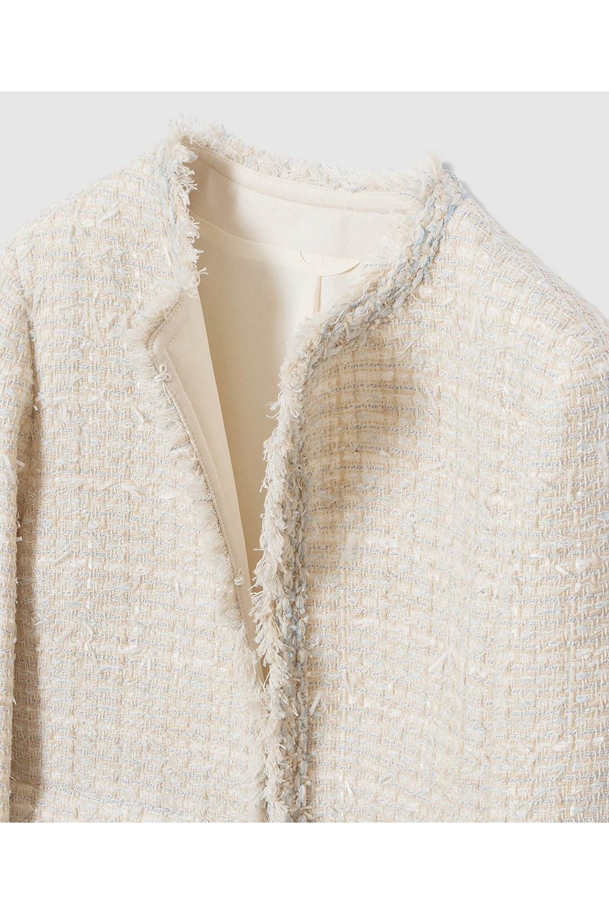 【アナイ/ANAYI】の【Eternal Line 2026】ミックスツイードノーカラー ジャケット 人気、トレンドファッション・服の通販 founy(ファニー) ファッション Fashion レディースファッション Fashion for Women アウター Coat / Outerwear Collection レディースジャケット・軽アウター Jackets ノーカラージャケット / シンプル上品コーデ Collarless Jackets コンパクト Compact, Small Size ジャケット Jacket, Outerwear セットアップ Set-Up, Coordinated Outfit ツイード Twill, Twill Weave ブレード Braid, Decorative Trim ミックス Mix, Mixed Style おすすめ Recommended / Our Picks エレガント 上品 Elegant セレモニー Ceremony other-3|ID: prp329100004902553 ipo3291000000036689612