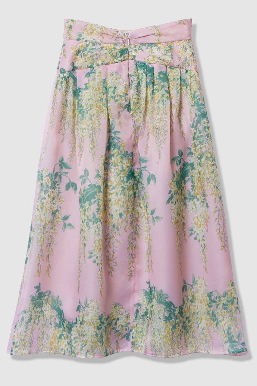 【アルアバイル/allureville】の【LOULOU WILLOUGHBY】RATTI オーガンフラワースカート 人気、トレンドファッション・服の通販 founy(ファニー) 　ファッション　Fashion　レディースファッション　Fashion for Women　スカート　Skirts　ロングスカート　Long Skirts / Maxi & Midi Skirts　イエロー　Yellow　イタリア　Italy　オーガンジー　Organza Fabric　フラワー　Flower, Floral　プリント　Print, Printed Pattern　ヨーク　Yoke, Yoke Design　ロング　Long, Long-Length　春　Spring　other-2|ID: prp329100004902558 ipo3291000000036689691