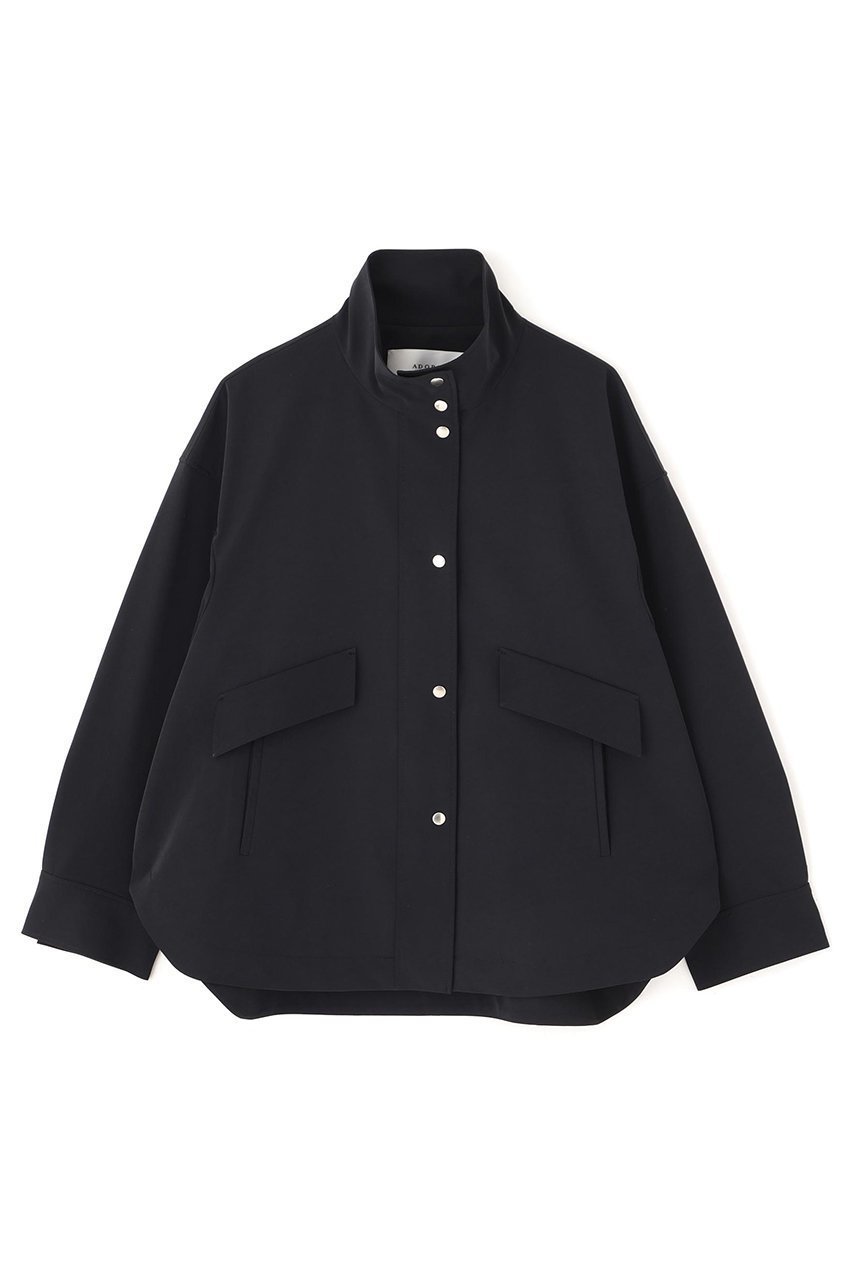 【アドーア/ADORE】のペーパーライクストレッチジャケット 人気、トレンドファッション・服の通販 founy(ファニー) 　ファッション　Fashion　レディースファッション　Fashion for Women　アウター　Coat / Outerwear Collection　レディースジャケット・軽アウター　Jackets　コンパクト　Compact, Small Size　ジャケット　Jacket, Outerwear　スタンド　Stand Collar, Upright Stand　ストレッチ　Stretch, Stretchy Fabric　フロント　Front, Front Design　メタル　Metal, Metal Parts　モダン　Modern, Contemporary　ラウンド　Round, Round Neck　 other-1|ID: prp329100004902570 ipo3291000000036689828