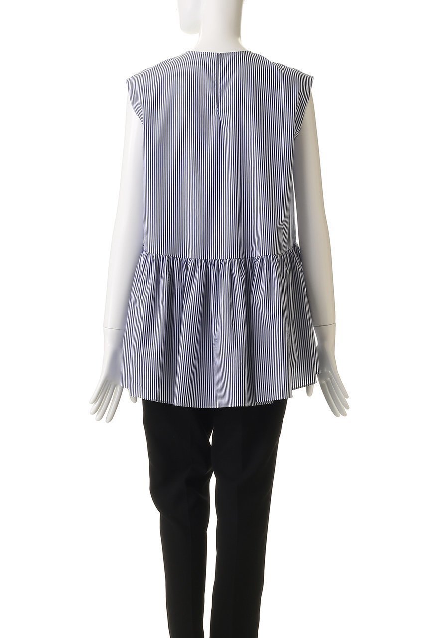 【ドメル/DOMELLE】のコットン ギャザード ブラウス 人気、トレンドファッション・服の通販 founy(ファニー) ファッション Fashion レディースファッション Fashion for Women トップス・カットソー Cut & Sew Tops キャミソール&ノースリーブ Camisoles & Sleeveless Tops シャツ・ブラウス・オフィスカジュアル Elegant Blouses & Button-Ups ギャザー Gathered, Ruffled ネップ Nepp, Slub Yarn ノースリーブ Sleeveless, No-Sleeve バランス Balance, Style Balance ミックス Mix, Mixed Style ワイド Wide, Wide Fit エレガント 上品 Elegant other-4|ID: prp329100004902571 ipo3291000000036689843