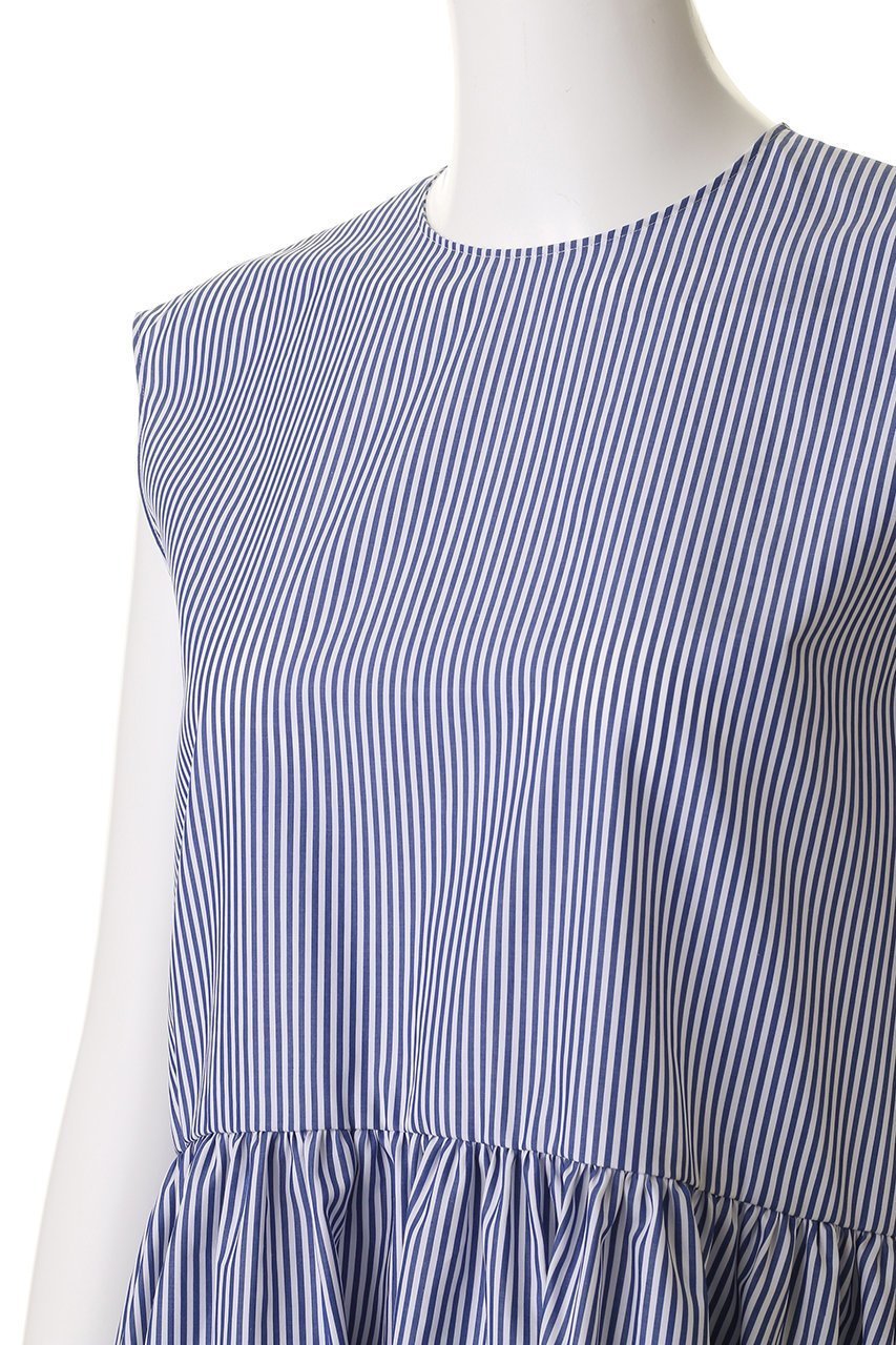 【ドメル/DOMELLE】のコットン ギャザード ブラウス 人気、トレンドファッション・服の通販 founy(ファニー) ファッション Fashion レディースファッション Fashion for Women トップス・カットソー Cut & Sew Tops キャミソール&ノースリーブ Camisoles & Sleeveless Tops シャツ・ブラウス・オフィスカジュアル Elegant Blouses & Button-Ups ギャザー Gathered, Ruffled ネップ Nepp, Slub Yarn ノースリーブ Sleeveless, No-Sleeve バランス Balance, Style Balance ミックス Mix, Mixed Style ワイド Wide, Wide Fit エレガント 上品 Elegant other-5|ID: prp329100004902571 ipo3291000000036689844