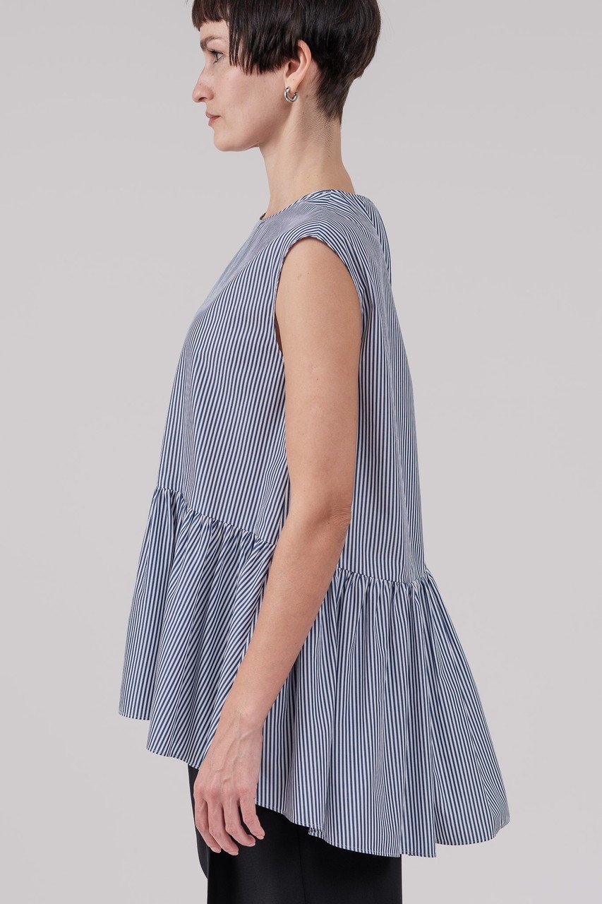 【ドメル/DOMELLE】のコットン ギャザード ブラウス 人気、トレンドファッション・服の通販 founy(ファニー) ファッション Fashion レディースファッション Fashion for Women トップス・カットソー Cut & Sew Tops キャミソール&ノースリーブ Camisoles & Sleeveless Tops シャツ・ブラウス・オフィスカジュアル Elegant Blouses & Button-Ups ギャザー Gathered, Ruffled ネップ Nepp, Slub Yarn ノースリーブ Sleeveless, No-Sleeve バランス Balance, Style Balance ミックス Mix, Mixed Style ワイド Wide, Wide Fit エレガント 上品 Elegant other-7|ID: prp329100004902571 ipo3291000000036689846