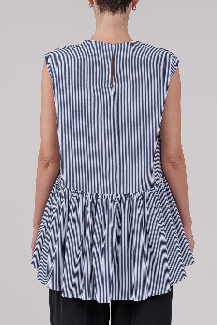 【ドメル/DOMELLE】のコットン ギャザード ブラウス 人気、トレンドファッション・服の通販 founy(ファニー) ファッション Fashion レディースファッション Fashion for Women トップス・カットソー Cut & Sew Tops キャミソール&ノースリーブ Camisoles & Sleeveless Tops シャツ・ブラウス・オフィスカジュアル Elegant Blouses & Button-Ups ギャザー Gathered, Ruffled ネップ Nepp, Slub Yarn ノースリーブ Sleeveless, No-Sleeve バランス Balance, Style Balance ミックス Mix, Mixed Style ワイド Wide, Wide Fit エレガント 上品 Elegant other-8|ID: prp329100004902571 ipo3291000000036689847