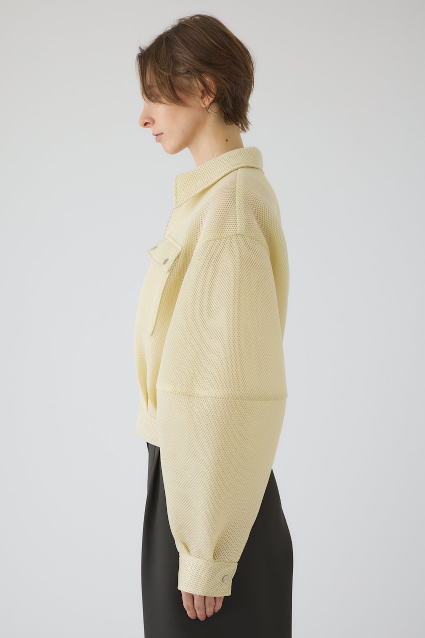 【リムアーク/RIM.ARK】のSponge fabric bomber blouson/ブルゾン 人気、トレンドファッション・服の通販 founy(ファニー) 　ファッション　Fashion　レディースファッション　Fashion for Women　アウター　Coat / Outerwear Collection　レディースジャケット・軽アウター　Jackets　ブルゾンジャケット・スポーティアウター　Blouson Jackets　クロップド　Cropped, Short Length　コンパクト　Compact, Small Size　シンプル　Simple, Minimal　ジャケット　Jacket, Outerwear　スリーブ　Sleeve, Long Sleeve / Short Sleeve　バランス　Balance, Style Balance　フォルム　Silhouette, Form　ブルゾン　Blouson, Bomber Jacket　再入荷　Restock / Back in Stock　other-3|ID: prp329100004902580 ipo3291000000036689947