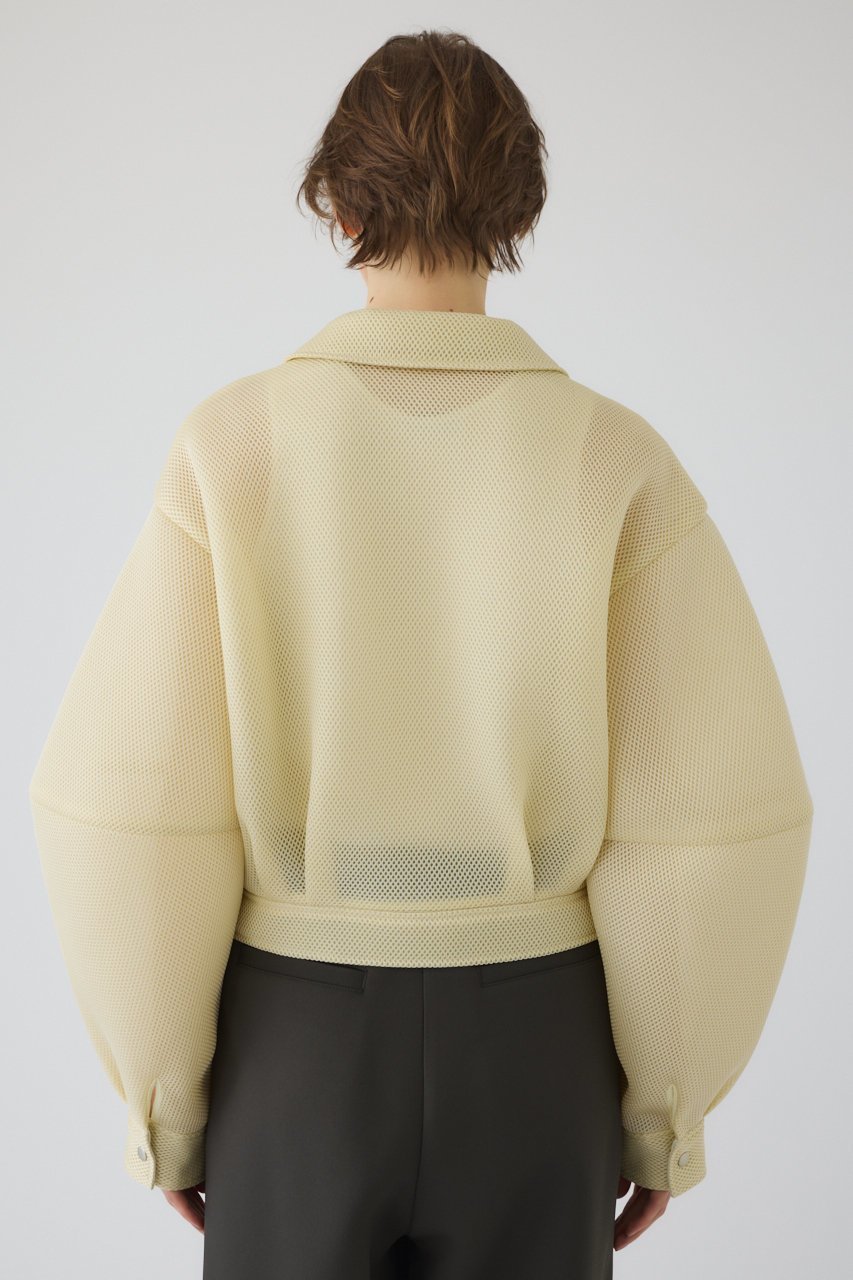 【リムアーク/RIM.ARK】のSponge fabric bomber blouson/ブルゾン 人気、トレンドファッション・服の通販 founy(ファニー) 　ファッション　Fashion　レディースファッション　Fashion for Women　アウター　Coat / Outerwear Collection　レディースジャケット・軽アウター　Jackets　ブルゾンジャケット・スポーティアウター　Blouson Jackets　クロップド　Cropped, Short Length　コンパクト　Compact, Small Size　シンプル　Simple, Minimal　ジャケット　Jacket, Outerwear　スリーブ　Sleeve, Long Sleeve / Short Sleeve　バランス　Balance, Style Balance　フォルム　Silhouette, Form　ブルゾン　Blouson, Bomber Jacket　再入荷　Restock / Back in Stock　other-4|ID: prp329100004902580 ipo3291000000036689948