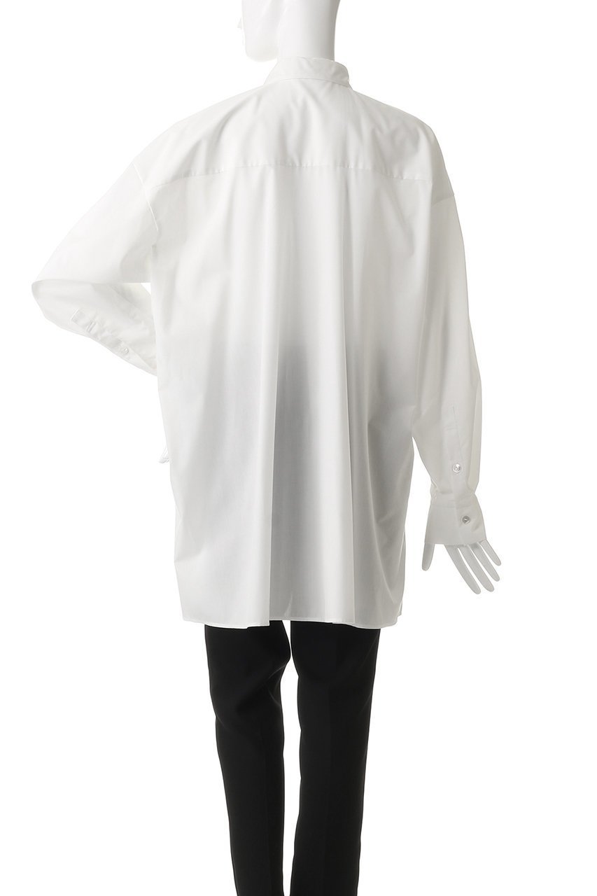 【ナゴンスタンス/nagonstans】のover flare shirt 人気、トレンドファッション・服の通販 founy(ファニー) 　ファッション　Fashion　レディースファッション　Fashion for Women　トップス・カットソー　Cut & Sew Tops　シャツ・ブラウス・オフィスカジュアル　Elegant Blouses & Button-Ups　アシンメトリー　Asymmetrical Style　スリーブ　Sleeve, Long Sleeve / Short Sleeve　フォルム　Silhouette, Form　フレア　Flare, Flared　ブロード　Broadcloth, Fine Cotton　ロング　Long, Long-Length　other-4|ID: prp329100004902582 ipo3291000000036689963